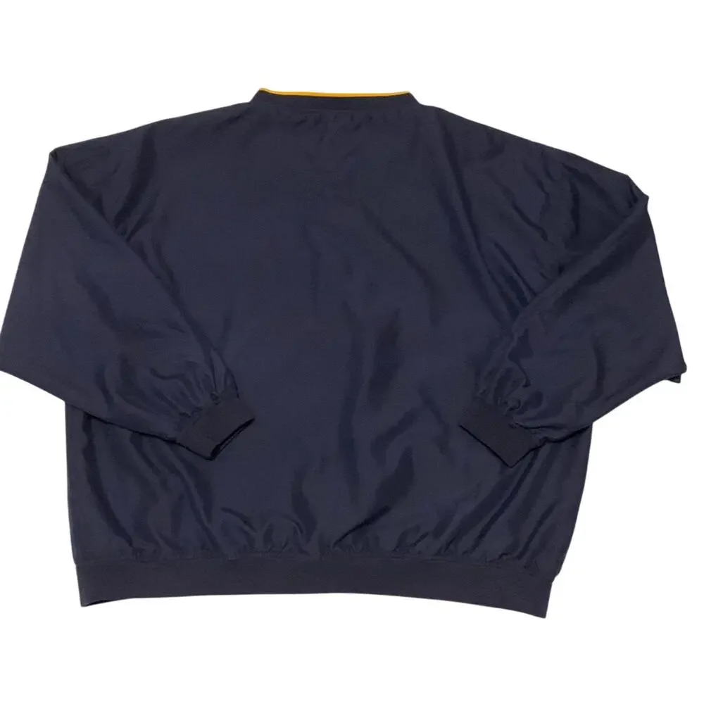 NCAA West Virginia University Mens Shirt Blue Gold Sz. 2XL V-Neck WVU Sports Fan - Picture 9 of 11